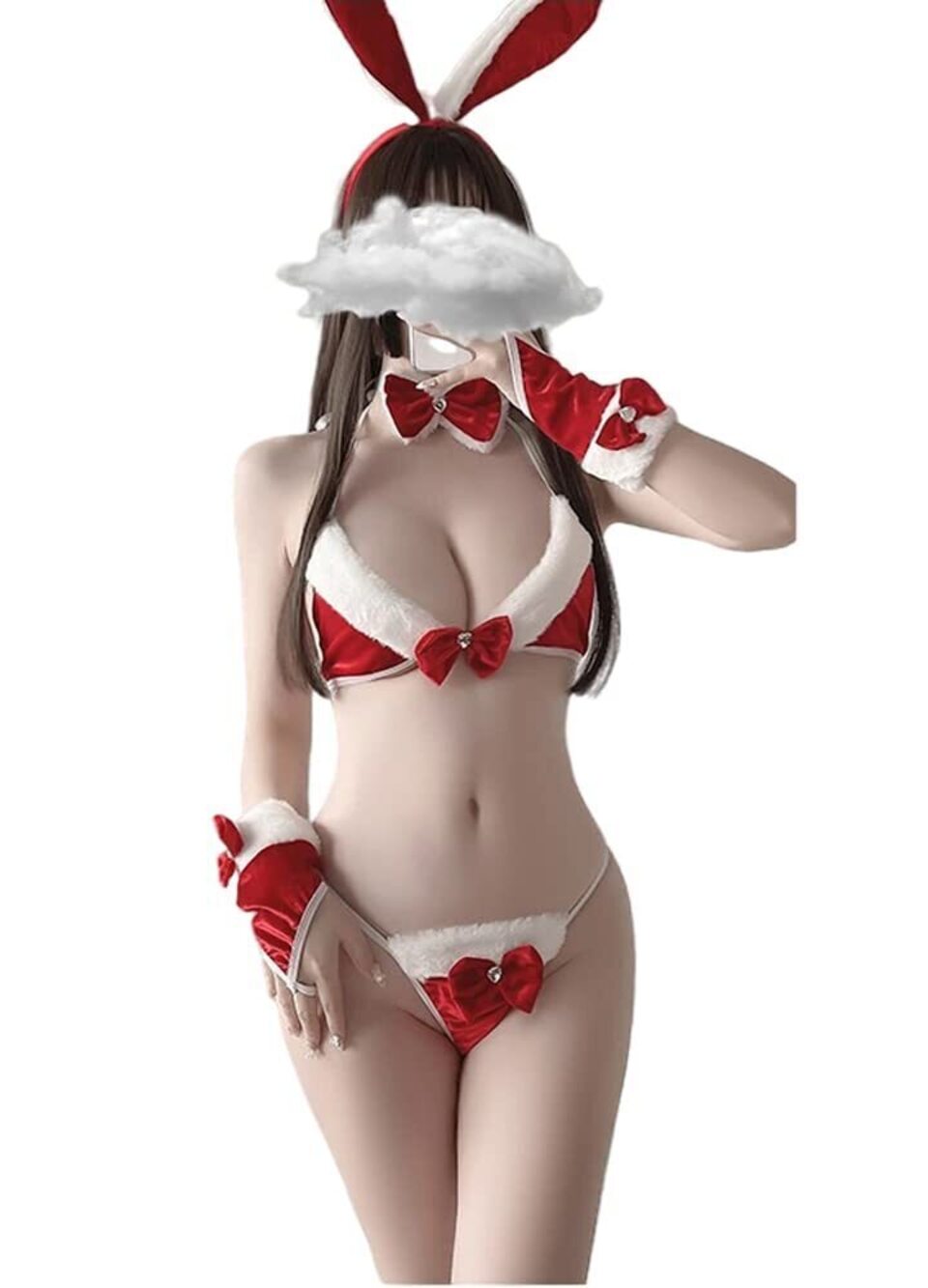 5027 Japanese Lolita Underwear Sexy Bunny Cosplay Lingerie Costume Set